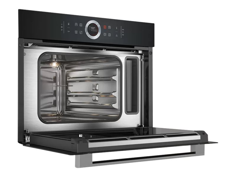 Bosch Serie | 8 CDG634AB0 - Dampovn - til indbygning - niche - bredde: 56 cm - dybde: 55 cm - højde: 45 cm - sort
