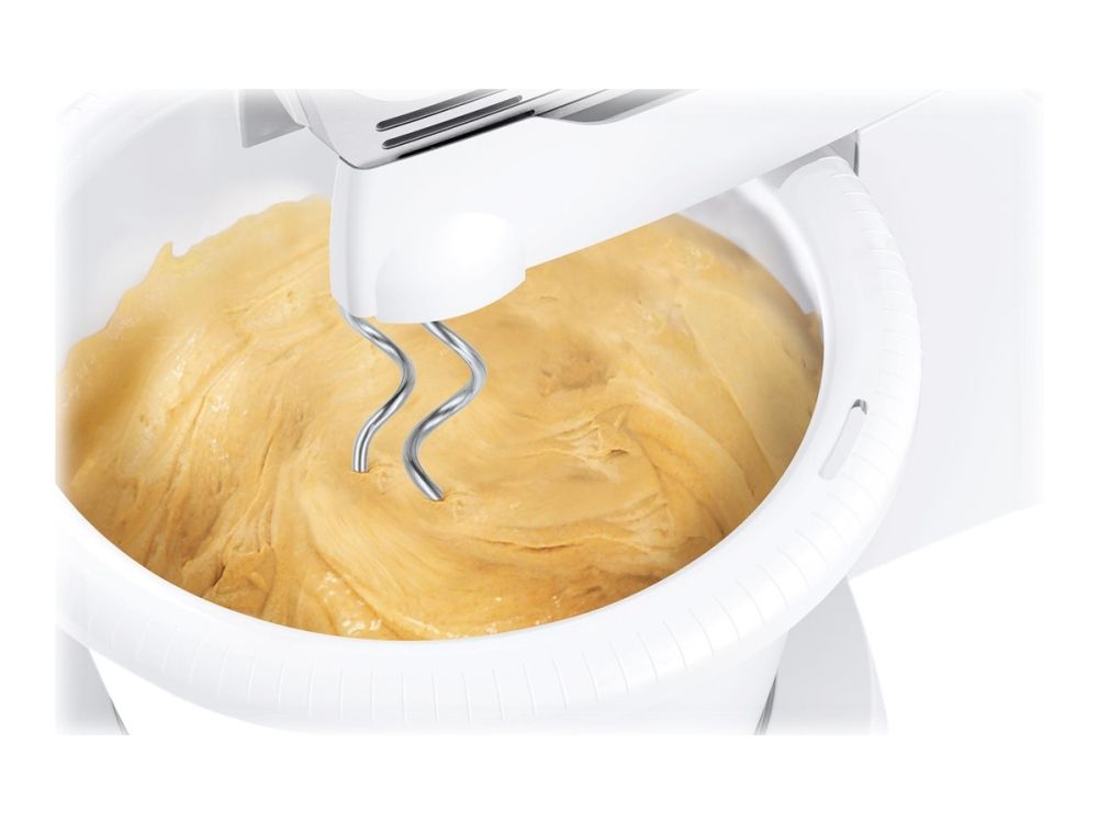 Bosch CleverMixx MFQ2600W - Mixer - 375 W - hvid/rød