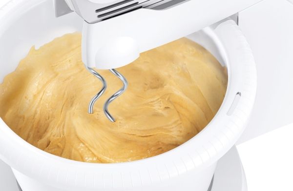 Bosch CleverMixx MFQ2600W - Mixer - 375 W - hvid/rød