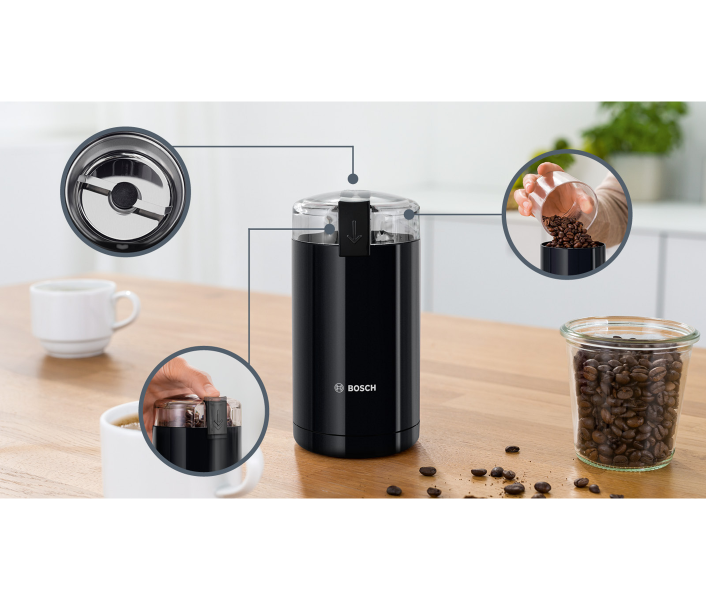 Bosch Coffee grinder TSM6A013B billede 6