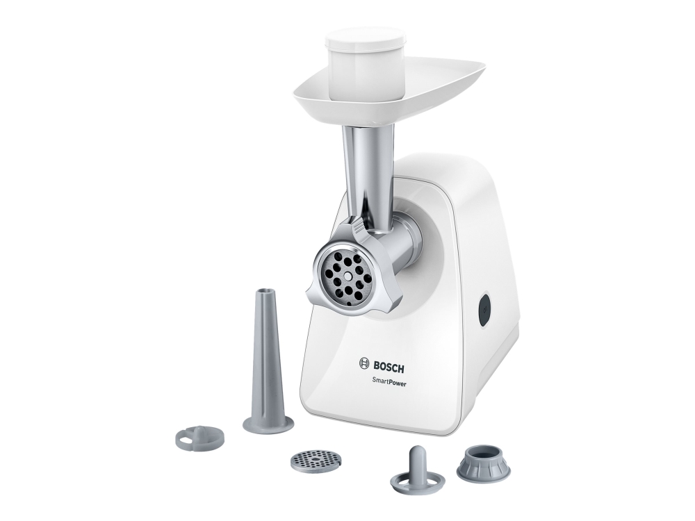Bosch SmartPower MFW2520W - Kødhakkemaskine - 350 W - hvid