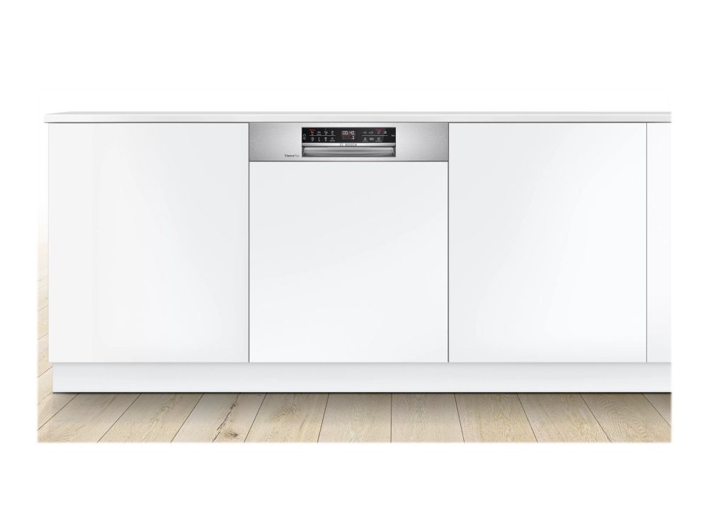 Bosch Serie | 6 SMI6ECS93E - Opvaskemaskine - til indbygning - Wi-Fi - Niche - bredde: 60 cm - dybde: 55 cm - højde: 81.5 cm - metallisk