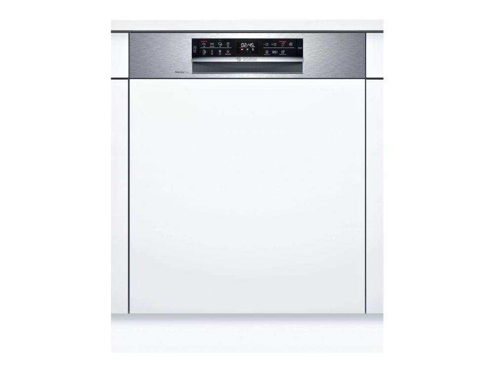 Bosch Serie | 6 SMI6ECS93E - Opvaskemaskine - til indbygning - Wi-Fi - Niche - bredde: 60 cm - dybde: 55 cm - højde: 81.5 cm - metallisk