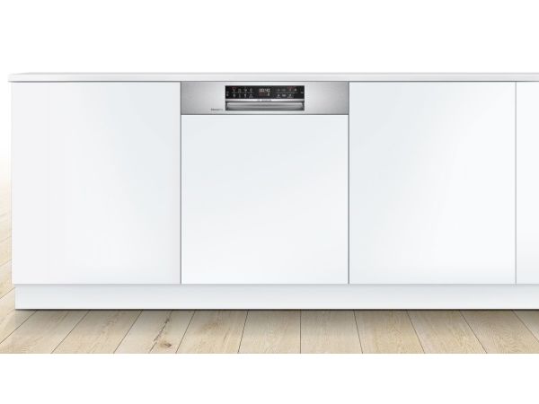 Bosch Serie | 6 SMI6ECS93E - Opvaskemaskine - til indbygning - Wi-Fi - Niche - bredde: 60 cm - dybde: 55 cm - højde: 81.5 cm - metallisk