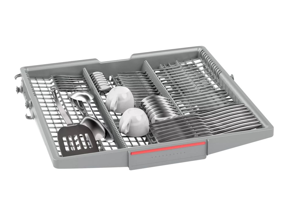 Bosch Serie | 6 SMI6ECS93E - Opvaskemaskine - til indbygning - Wi-Fi - Niche - bredde: 60 cm - dybde: 55 cm - højde: 81.5 cm - metallisk