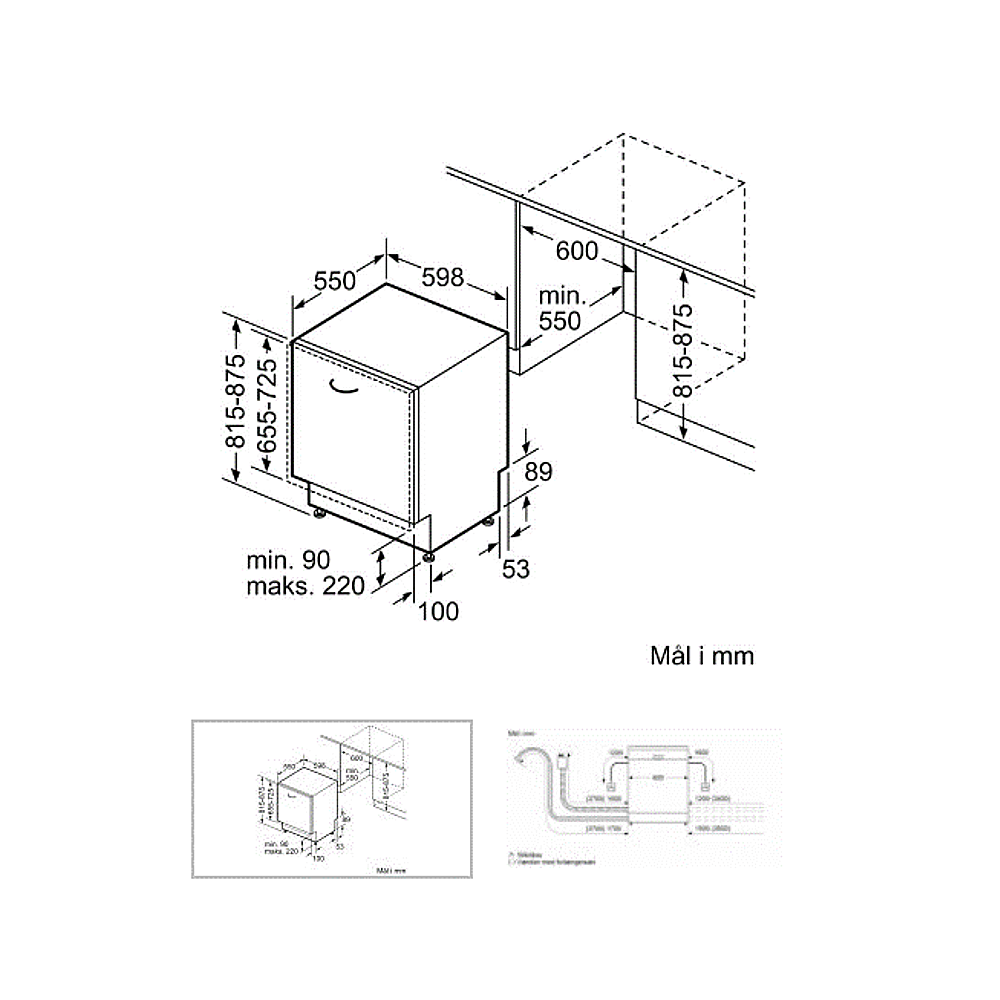 Bosch SMV46KX04E Integrerbar billede 6