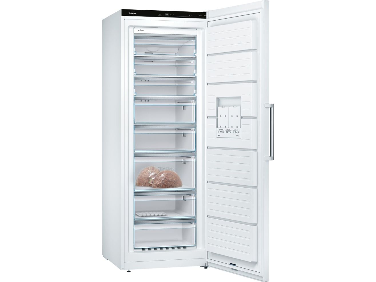 Bosch Serie 6 GSN58DWDV, 366 L, 22 kg/24t, SN-T, Frostfri system, D, Hvid billede 2