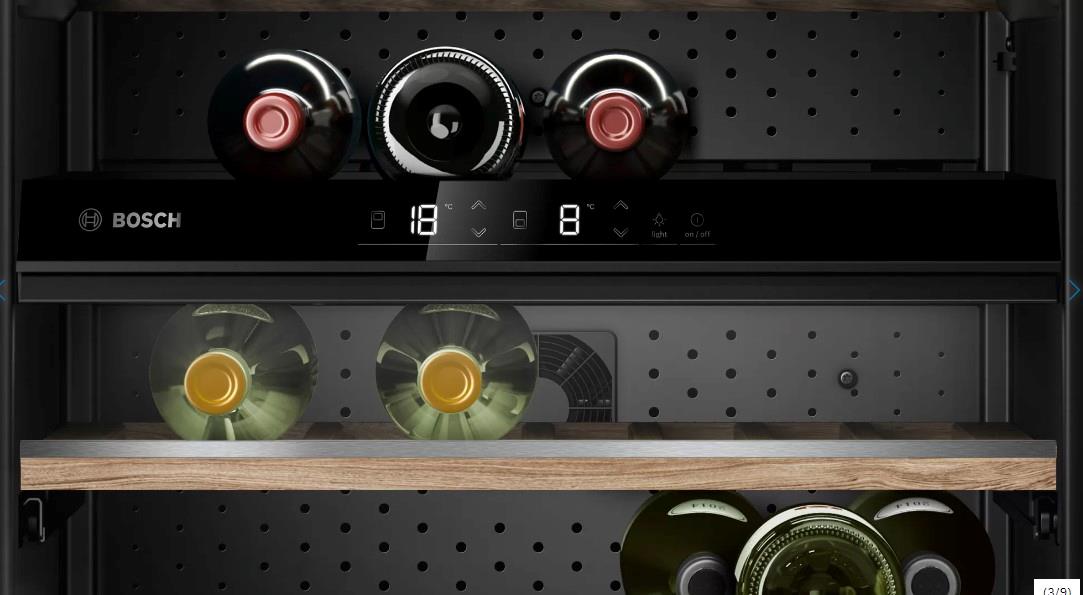 Bosch KWK16ABGA Glasdør - Sort billede 3