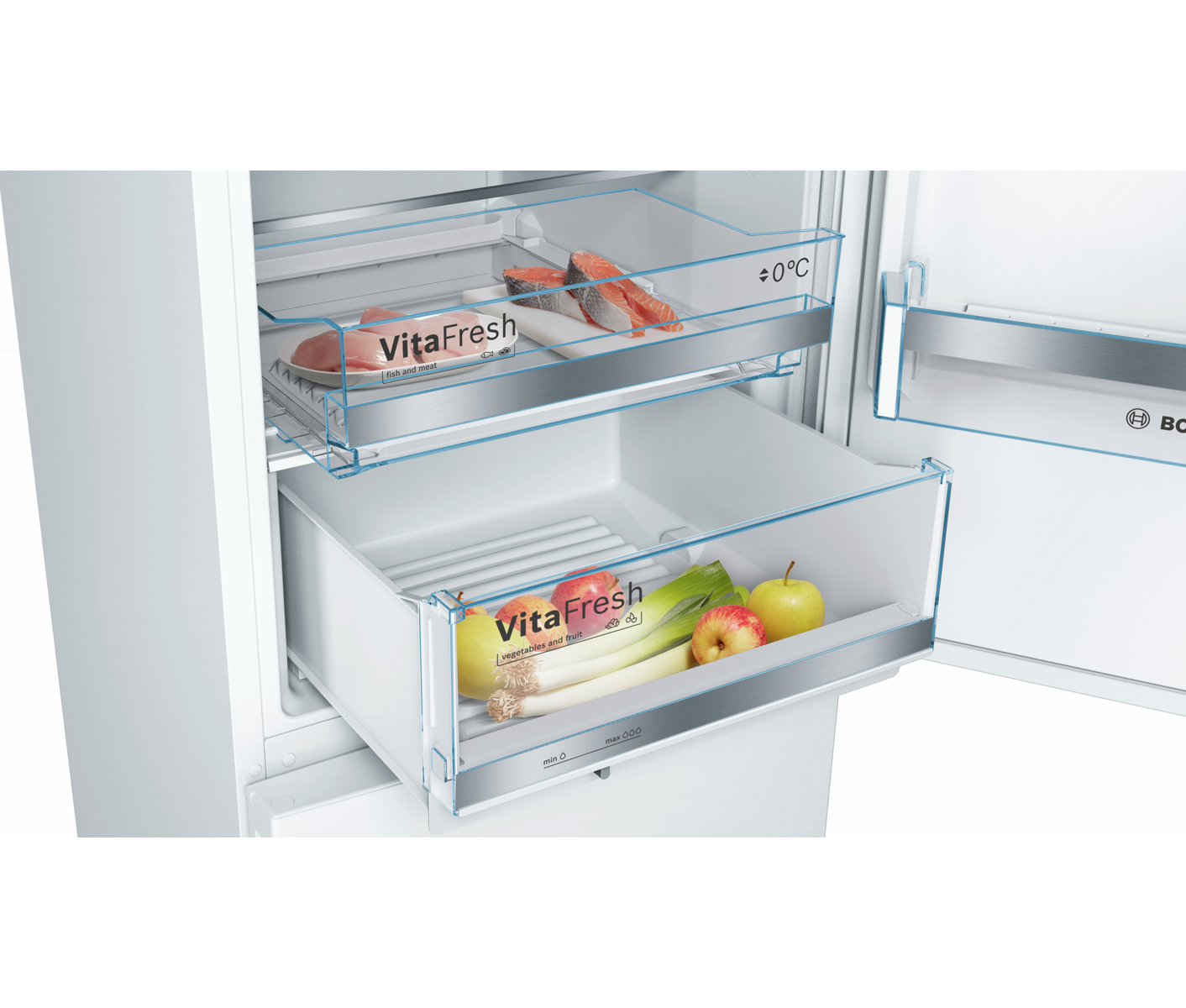 Bosch KGE39AWCA Fritstående kølefryseskab