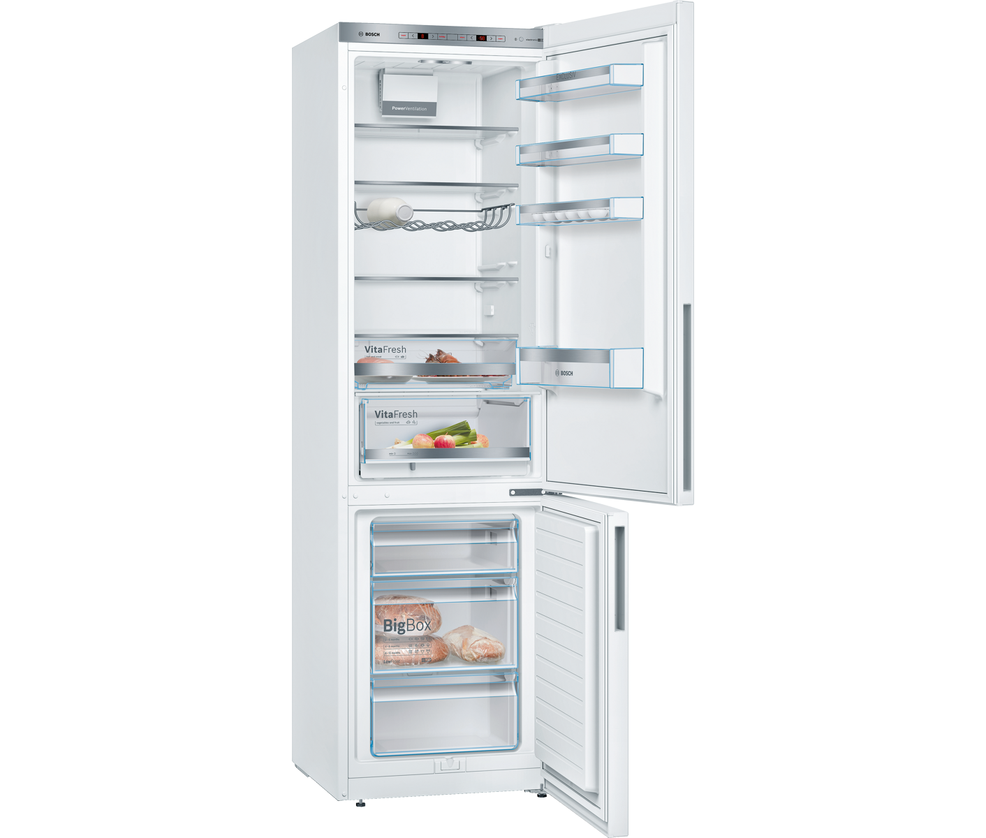 Bosch KGE39AWCA Fritstående kølefryseskab