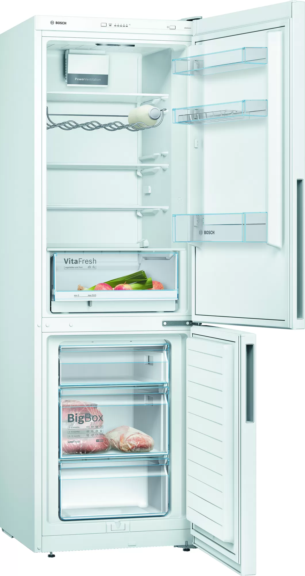 Bosch KGV36VWEAS Fritstående kølefryseskab