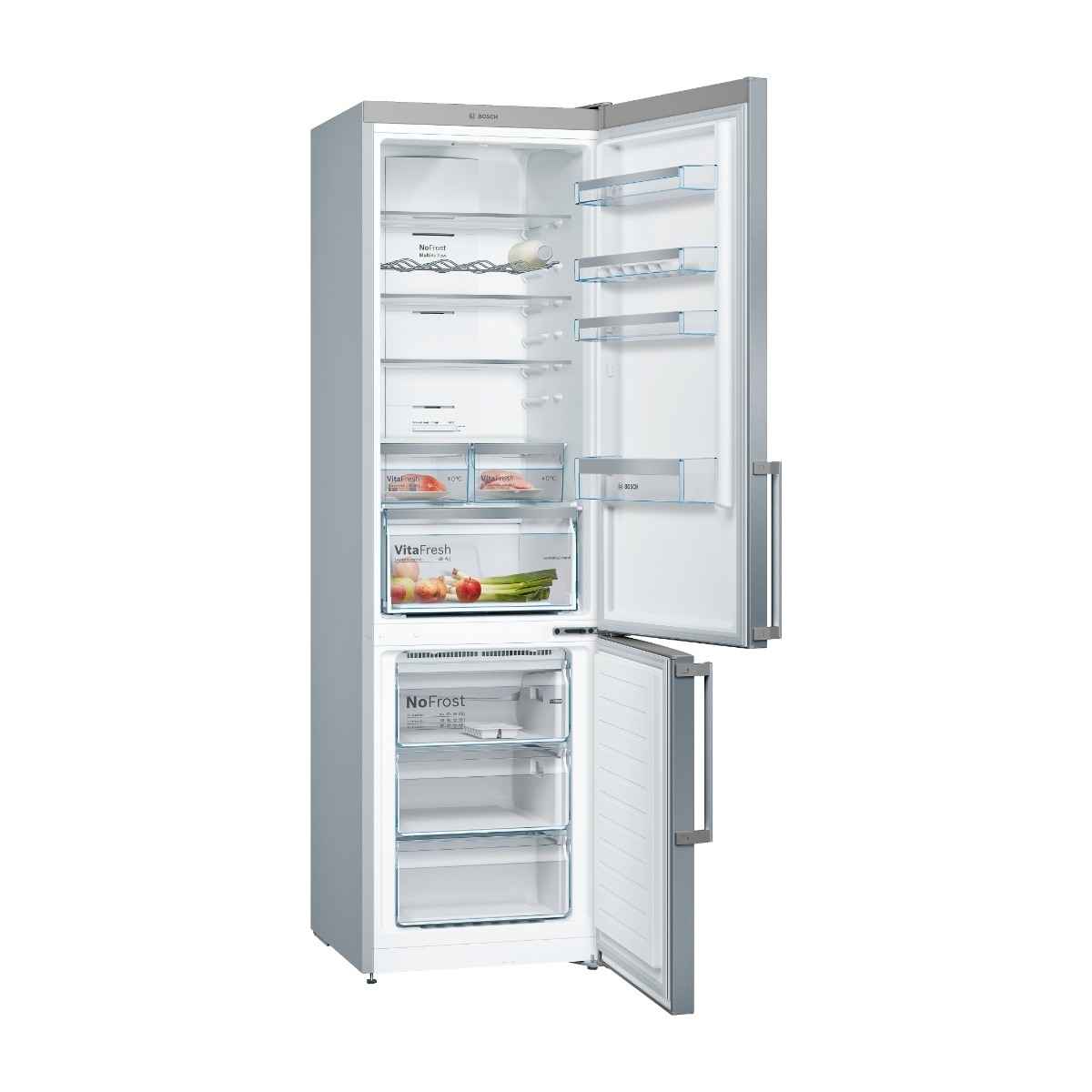 Bosch Serie 4 kølefryseskab KGN397LEQ (inox)