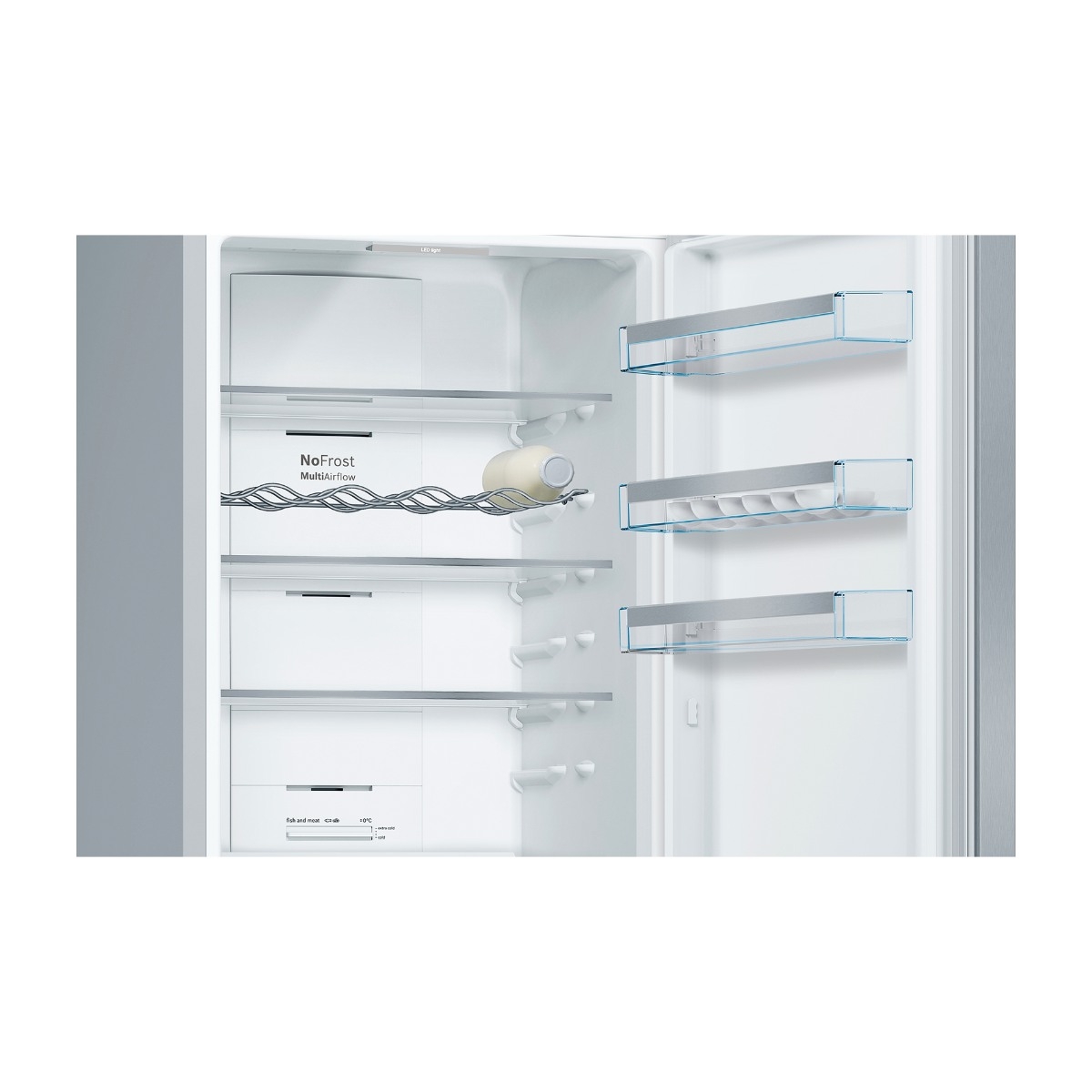 Bosch Serie 4 kølefryseskab KGN397LEQ (inox)