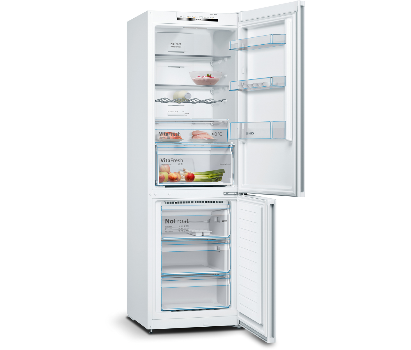 Bosch KGN36VWED kølefryseskab