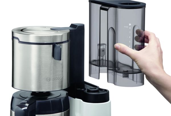 Bosch Styline TKA8A681 - Kaffemaskine - 8 kopper kaffe - 12 kopper te - hvid