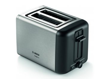 Bosch DesignLine TAT3P420DE - Brødrister - 2 skive - 2 Holdere - rustfrit stål