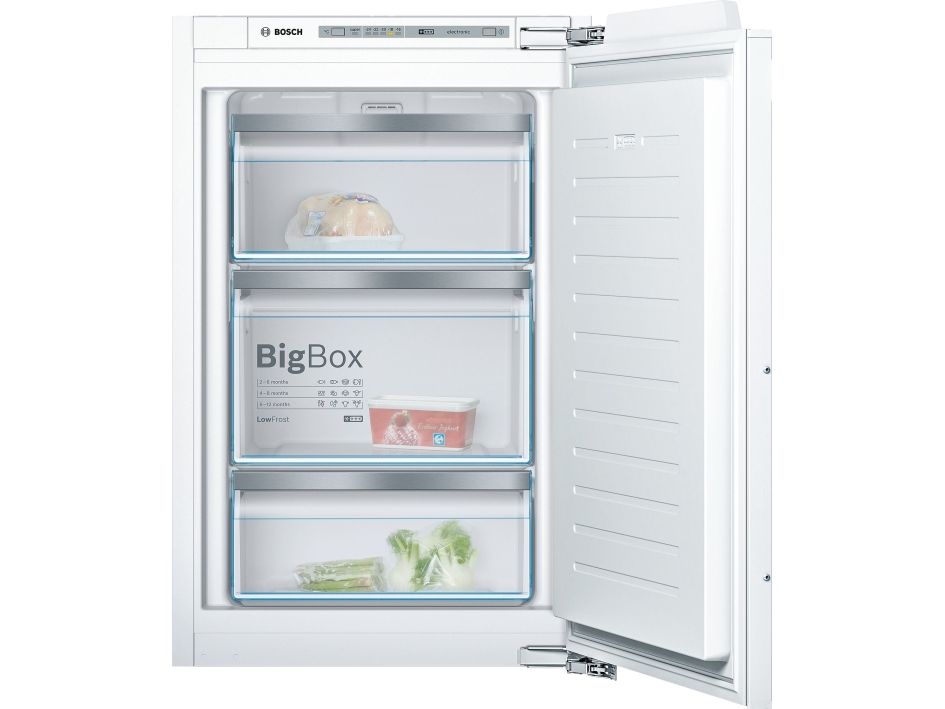 Bosch Serie | 6 GIV21ADD0 - Fryser - stående - til indbygning - niche - bredde: 56 cm - dybde: 55 cm - højde: 88 cm - 95 liter - Klasse D