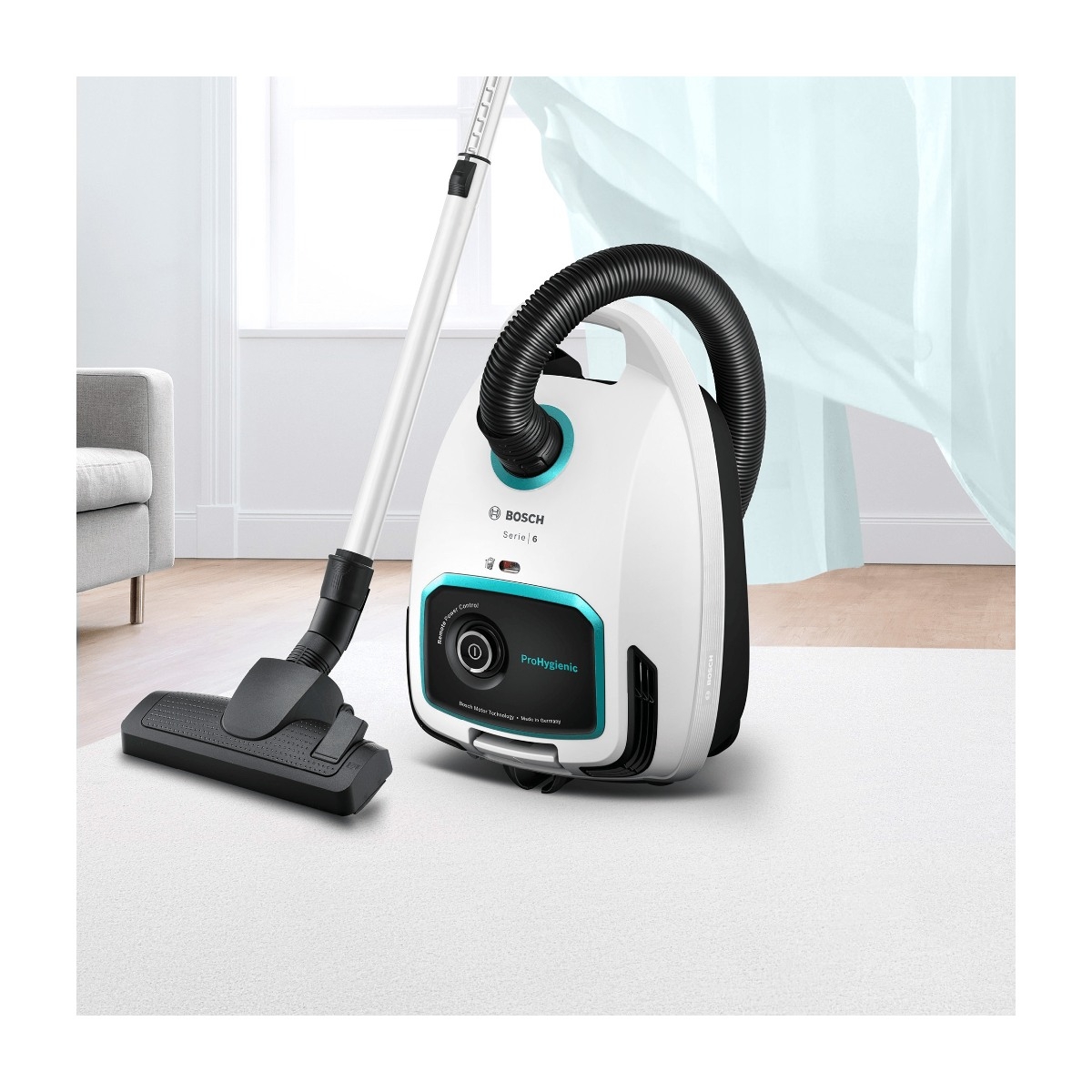 Bosch BGL6HYG1 Prohygienic støvsuger, hvid billede 3