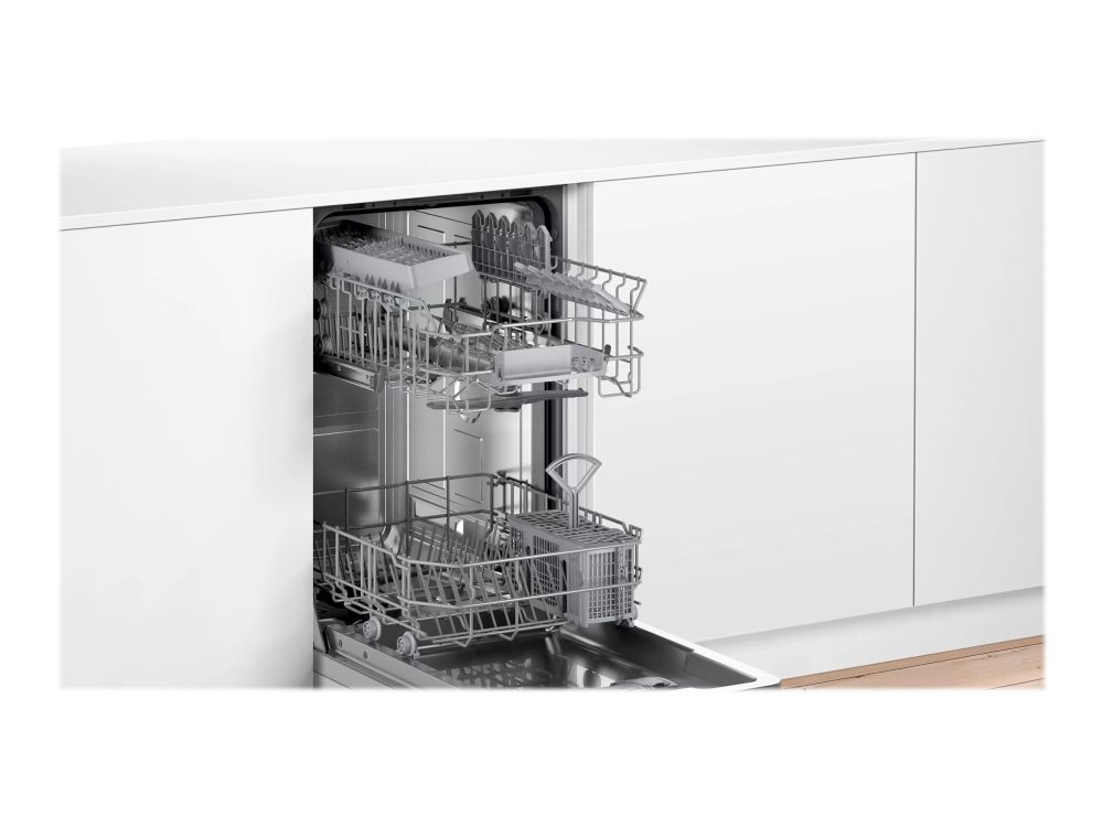 Bosch Serie | 2 SPI2IKS10E - Opvaskemaskine - til indbygning - Wi-Fi - Niche - bredde: 45 cm - dybde: 55 cm - højde: 81.5 cm - rustfrit stål