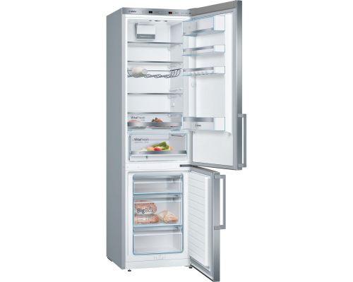 Bosch KGE398IBP Fritstående kølefryseskab billede 1