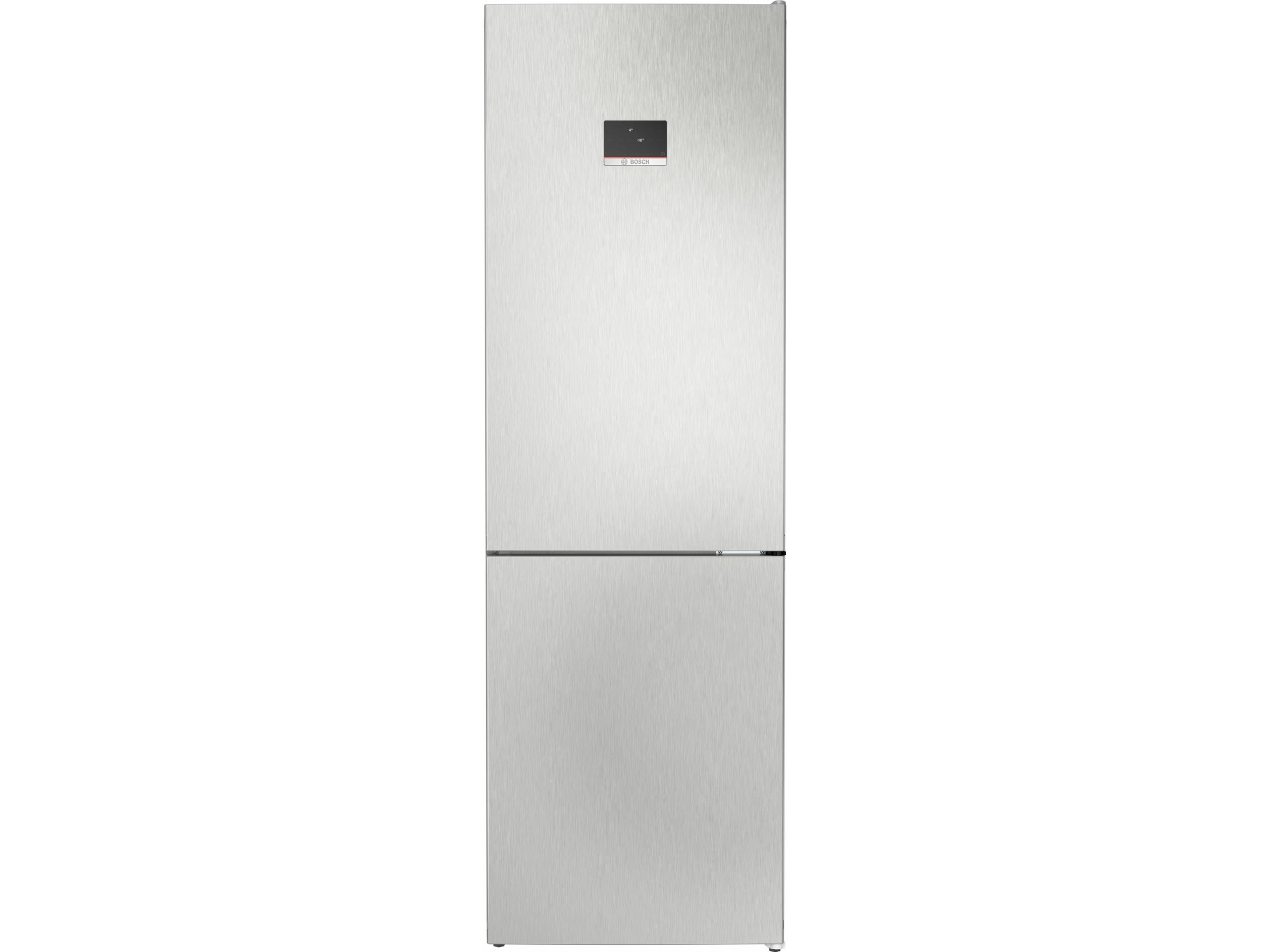 Bosch Serie 4 KGN367LDF, 321 L, SN-T, 9,5 kg/24t, D, Frisk zone, aflukke, Rustfrit stål