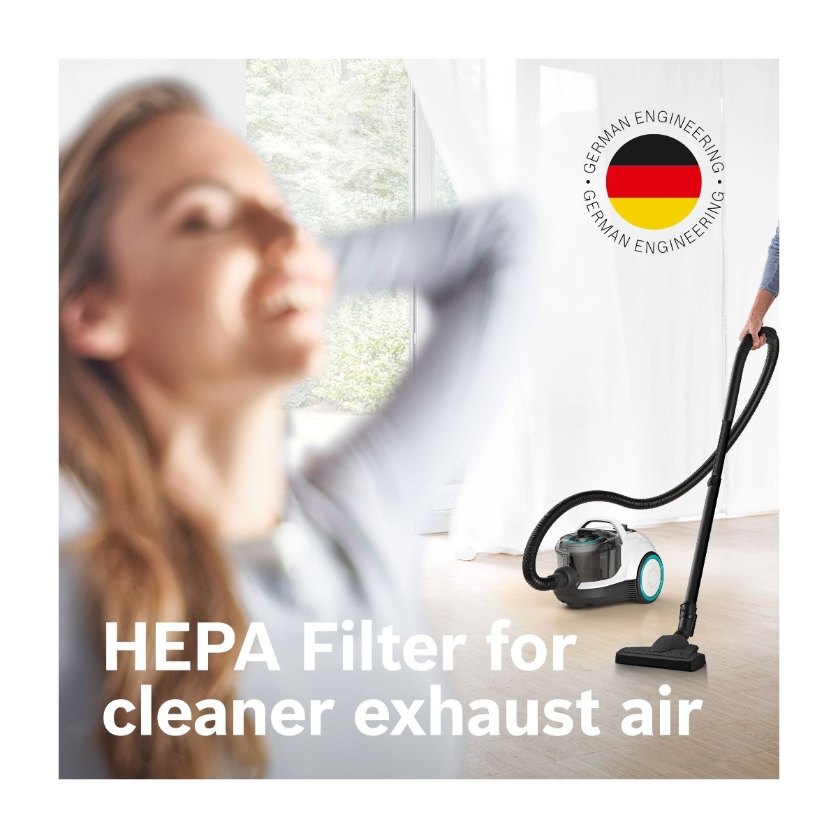 Bosch BGC21HYG1 Serie 4 Prohygienic poseløs støvsuger billede 2