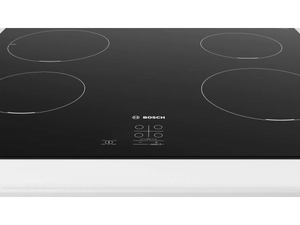 Bosch Serie 2 PUG611AA5E, Sort, Indbygget, 60 cm, Zone induktionskogeplade, Keramisk, 4 zone(s)