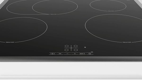 Bosch Serie | 4 PIF64RBB5E - Induktionskogeplade - 4 plader - Niche - bredde: 56 cm - dybde: 49 cm - med rustfrit stål - sort/rustfrit stål