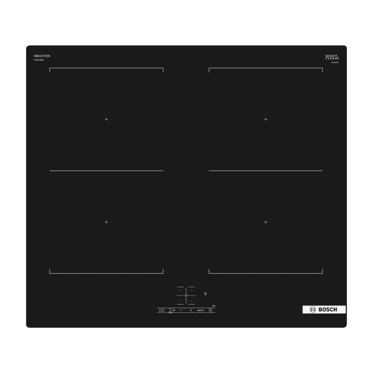 Bosch Serie 4 PVQ611BB6E induktionskogeplade billede 1