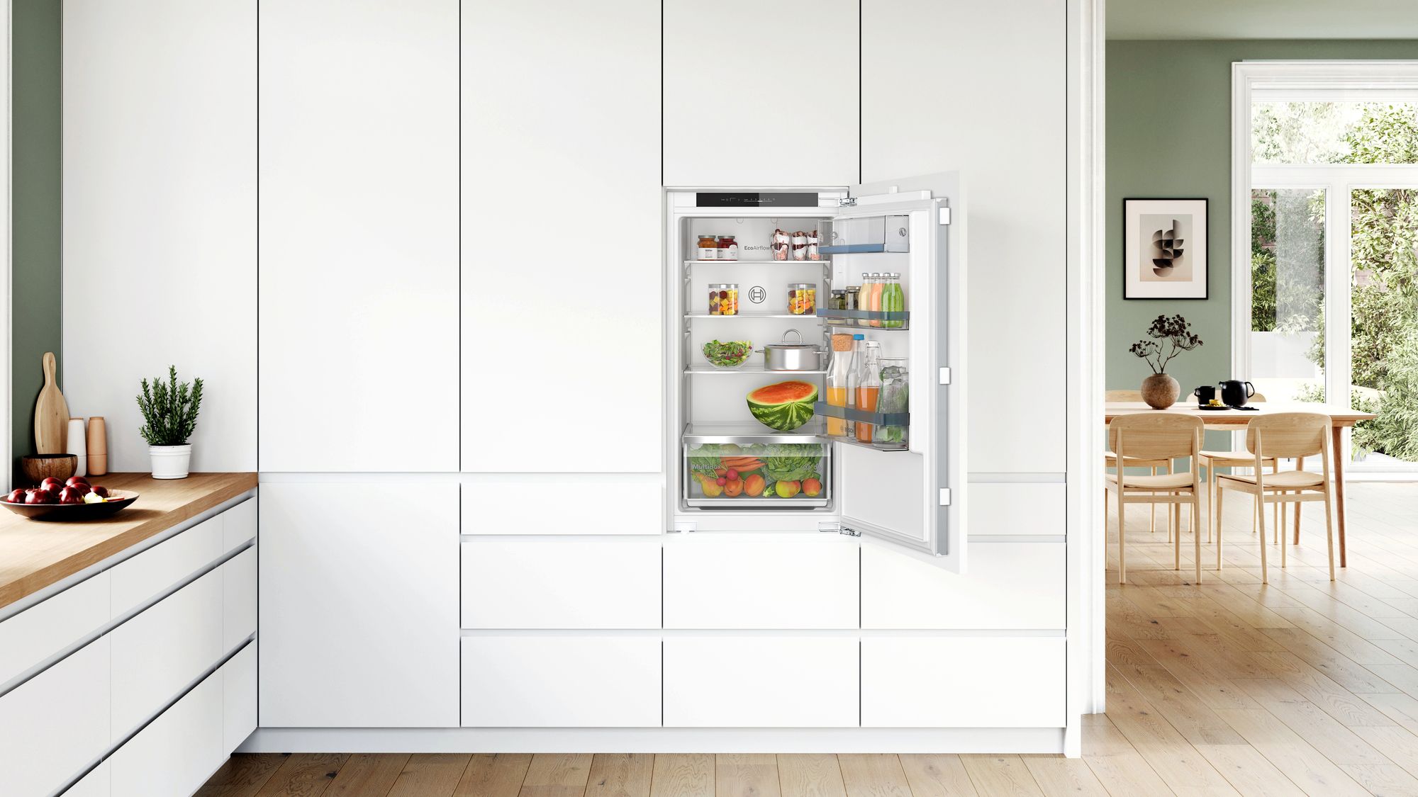 Bosch Serie 4 KIR31VFE0, 165 L, SN-ST, 35 dB, E, Hvid billede 2