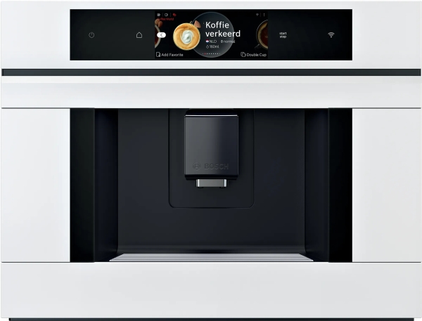 Bosch Serie 8 CTL7181W0, Espressomaskine, 2,4 L, Kaffebønner, Indbygget kværn, Hvid