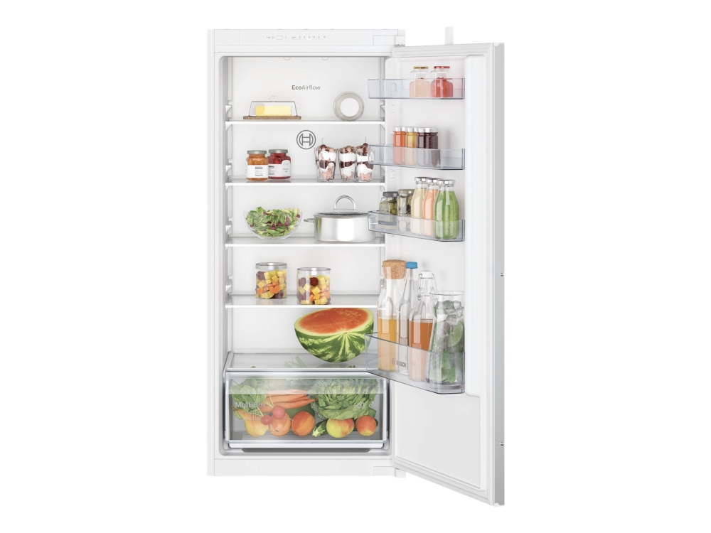 Bosch Serie | 2 KIR41NSE0 - Køleskab - til indbygning - niche - bredde: 56 cm - dybde: 55 cm - højde: 122.5 cm - 204 liter - Klasse E