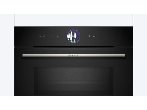 Bosch Serie 8 CMG7761B1, 300 °C, 900 W, 30 °C, Indbygget, Sort, Berøring