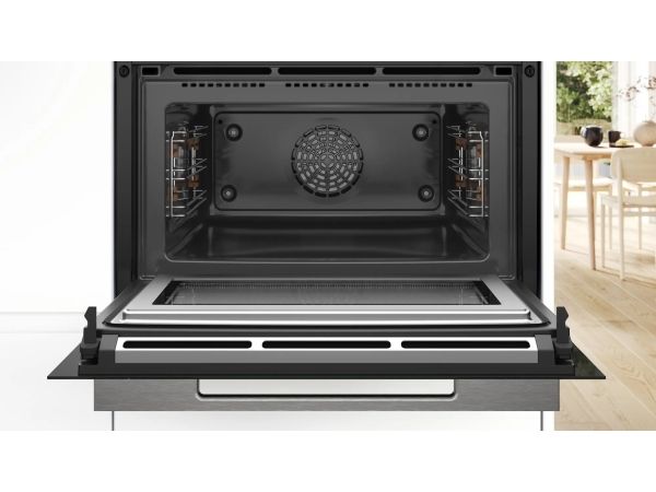 Bosch Serie 8 CMG7761B1, 300 °C, 900 W, 30 °C, Indbygget, Sort, Berøring