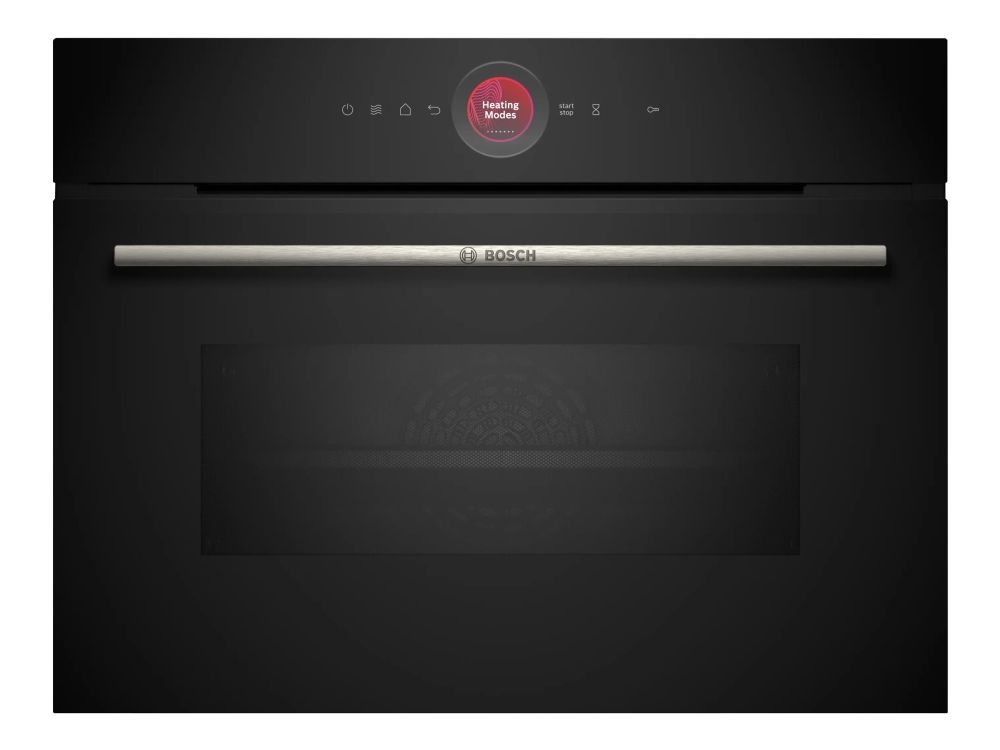 Bosch Serie | 8 CMG7241B1S - Kombinationsovn - til indbygning - Wi-Fi - niche - bredde: 56 cm - dybde: 55 cm - højde: 45 cm - med selv-rengøring - sort billede 3