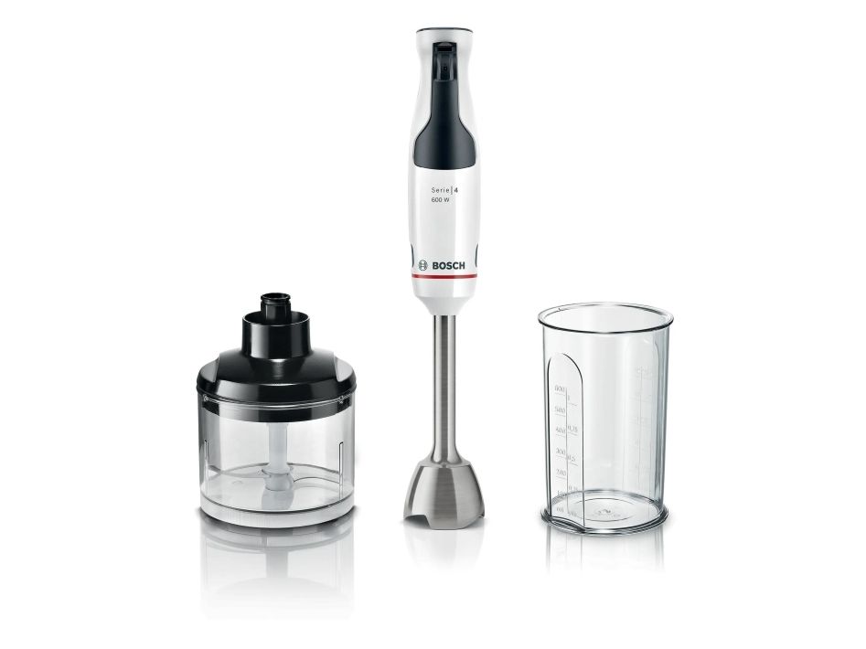 Bosch Serie | 4 ErgoMaster MSM4W220 - Stavblender - 600 W - hvid billede 2