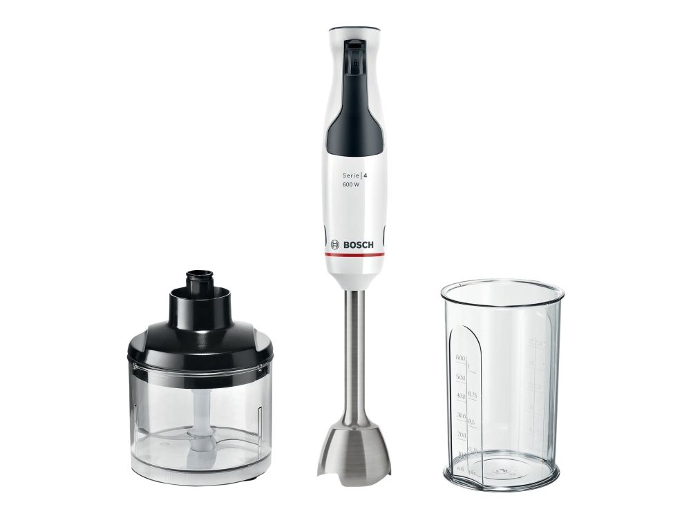 Bosch Serie | 4 ErgoMaster MSM4W220 - Stavblender - 600 W - hvid billede 1