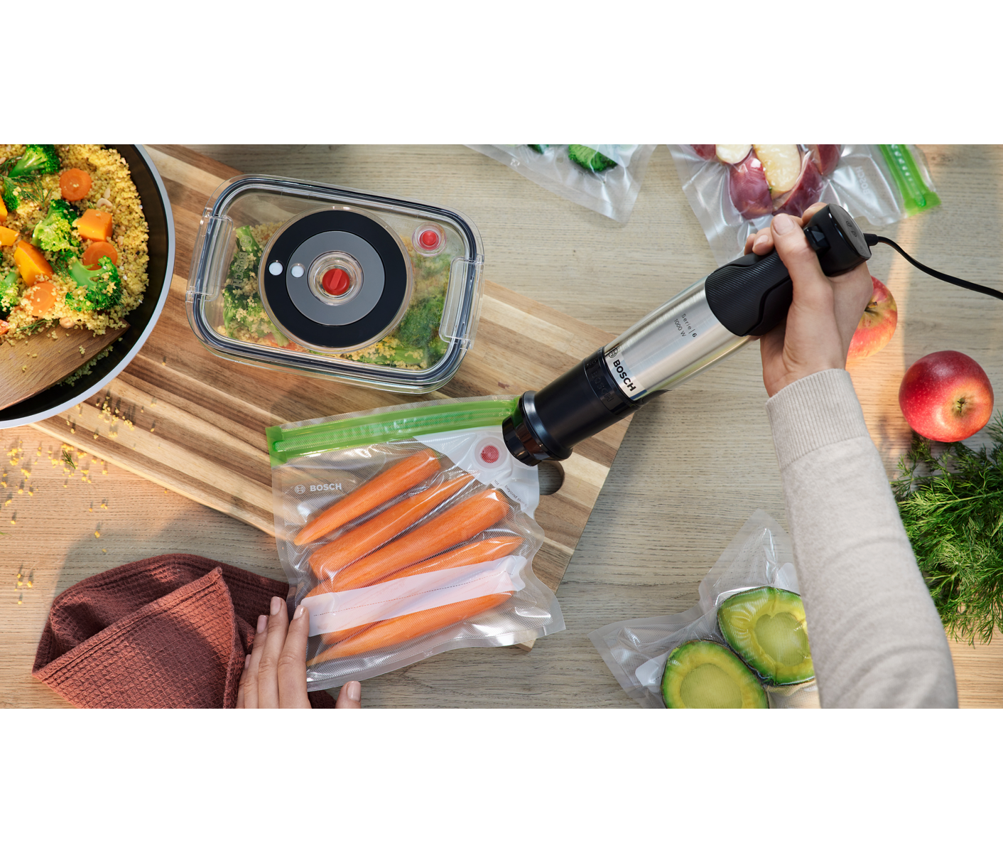 Bosch Serie 4, Stavblender MSM4B610 1000 W Stavblender billede 3