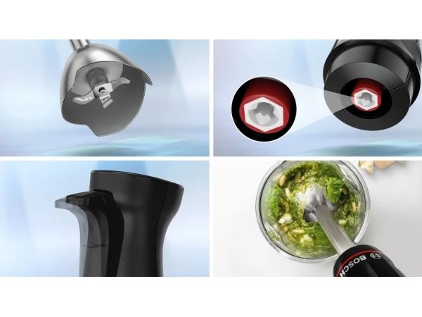 Bosch Serie | 4 ErgoMaster MSM4B620 - Stavblender - 1 kW - pianosort billede 4