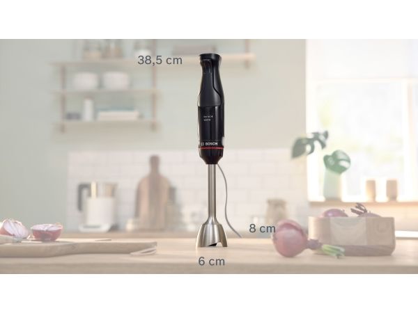 Bosch Serie | 4 ErgoMaster MSM4B620 - Stavblender - 1 kW - pianosort billede 3