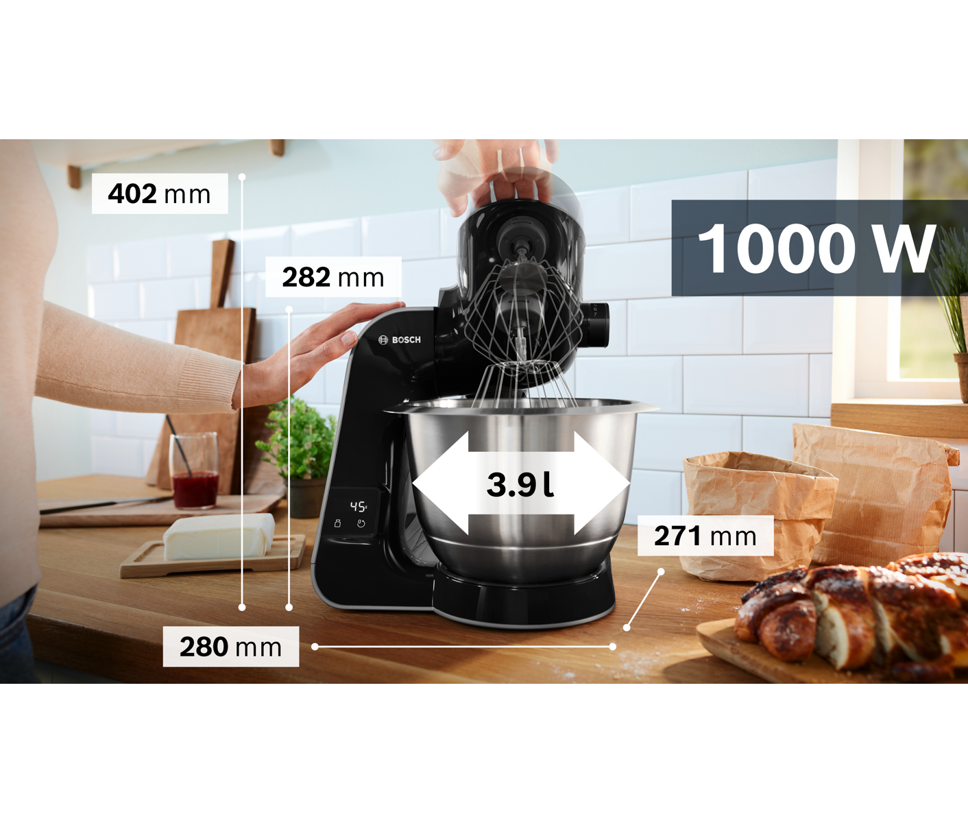 Bosch MUM5XC4E Røremaskine billede 8