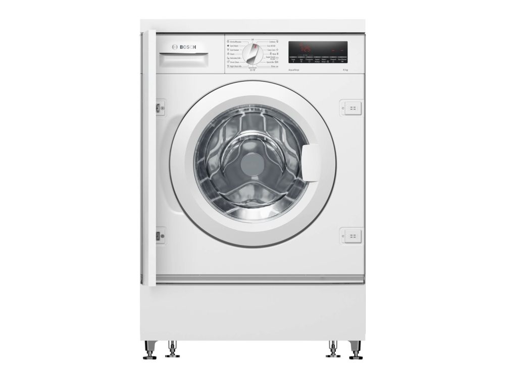Bosch Serie | 8 WIW28542EU - Vaskemaskine - indbygget - Niche - bredde: 60 cm - dybde: 58 cm - højde: 82 cm - frontbetjening - 8 kg - 1400 rpm - hvid