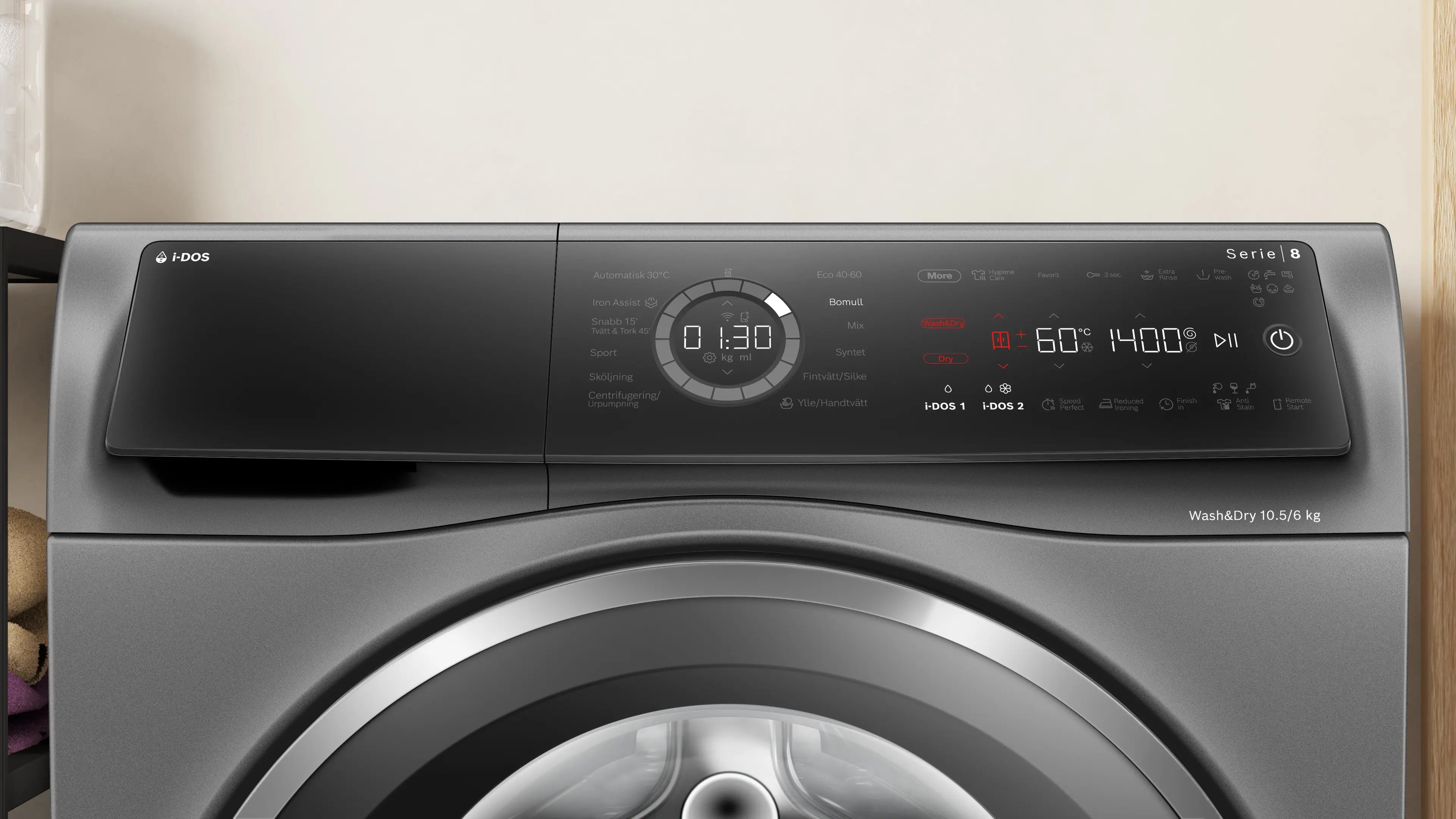 Bosch WNC254ARSN med i-DOS Vaske/tørremaskine