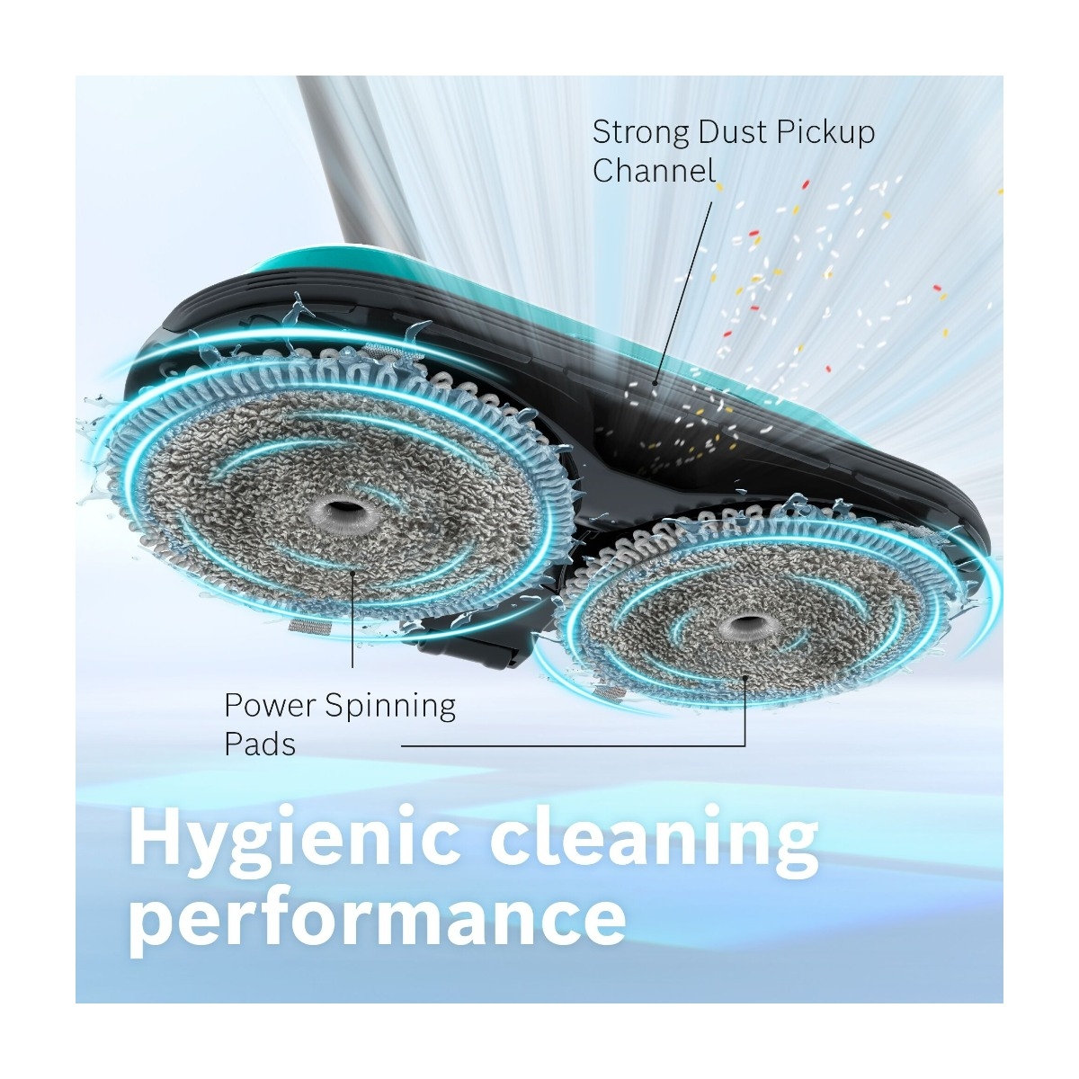 Bosch BCS71HYG3 Unlimited 7 Prohygienic Aqua ledningsfri støvsuger billede 4