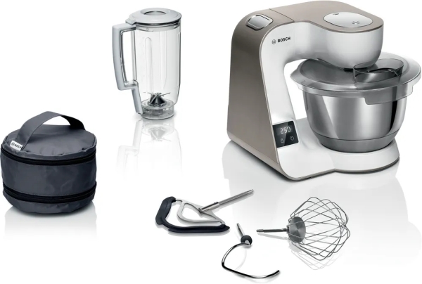 Bosch Serie 4 MUM5XW13, 3,9 L, Hvid, 1,1 m, 2,7 L, 1 kg, Rustfrit stål