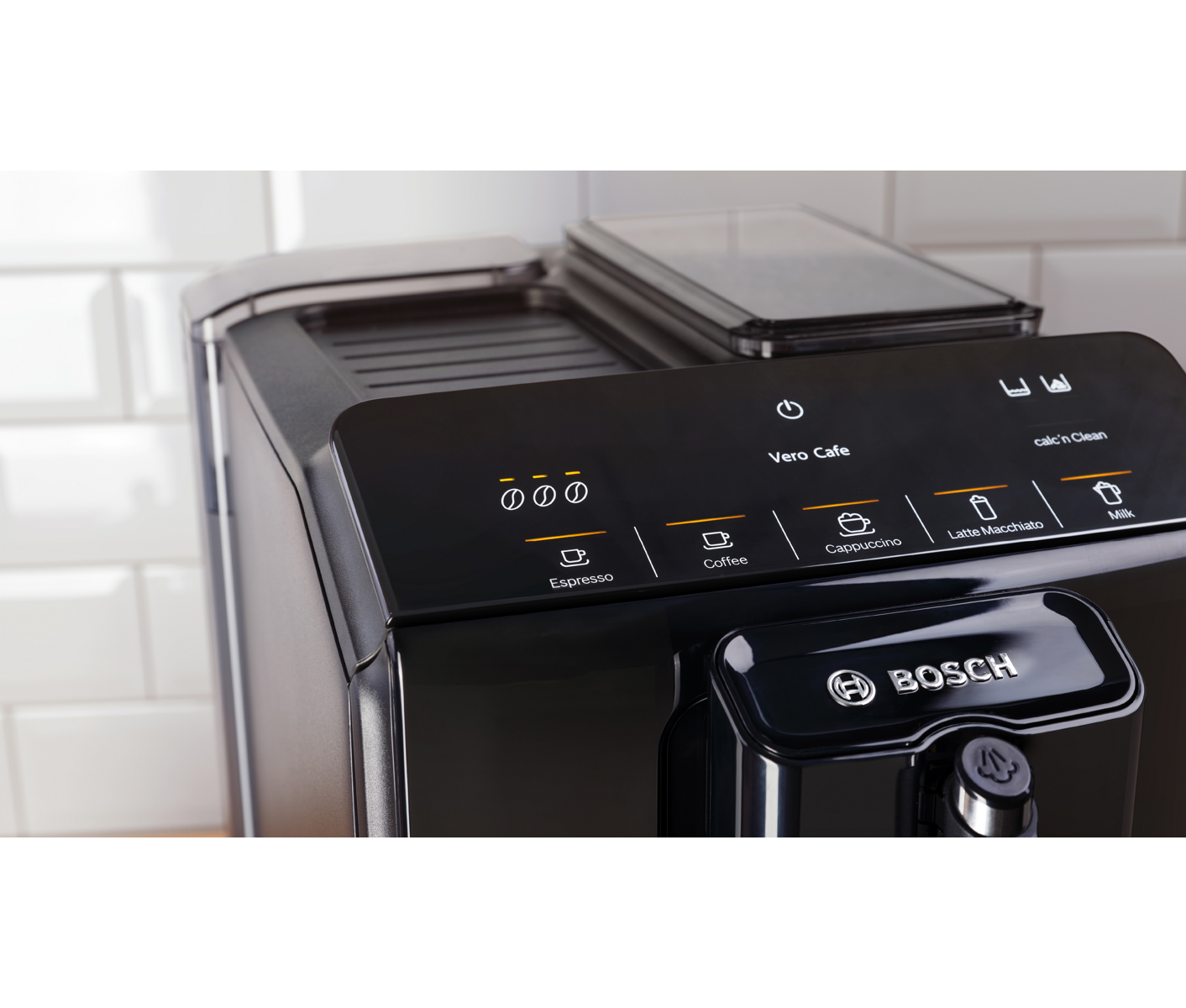 Bosch TIE20129 Verocafe Piano Black Espressomaskine billede 2