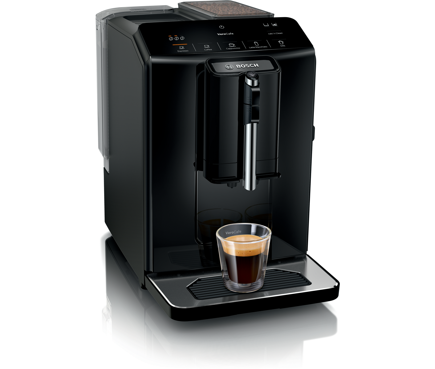 Bosch TIE20129 Verocafe Piano Black Espressomaskine billede 1