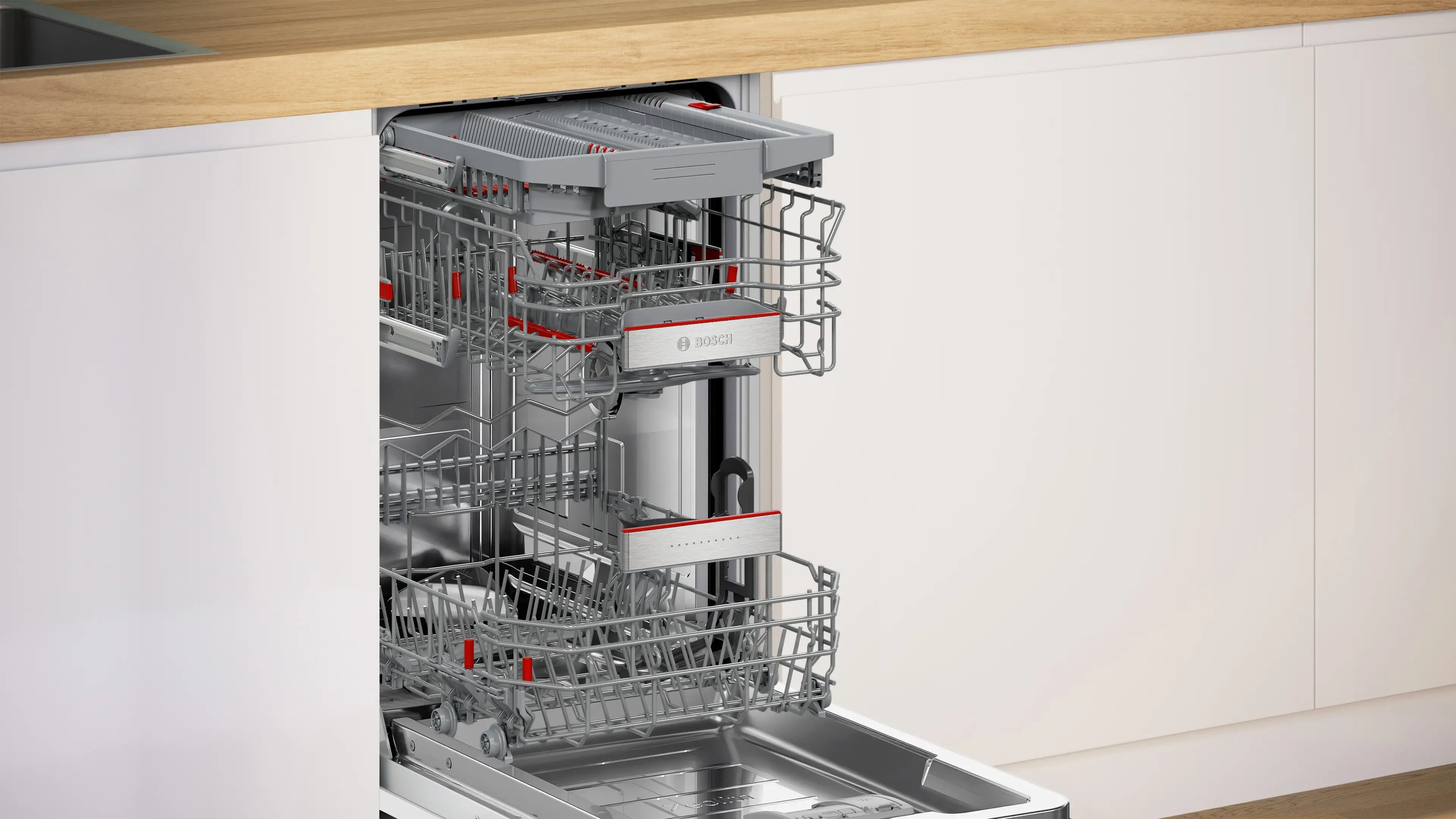 Bosch SPV6ZMX17E Smal opvaskemaskine til integrering