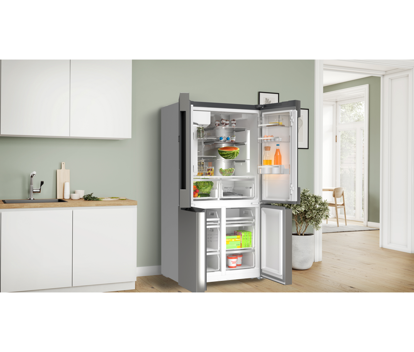 Bosch KFD96APEA Amerikanerskab