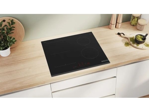 Bosch Serie 6 PVS631HC1E, Sort, Indbygget, 59.2 cm, Zone induktionskogeplade, Keramisk, 4 zone(s) billede 4